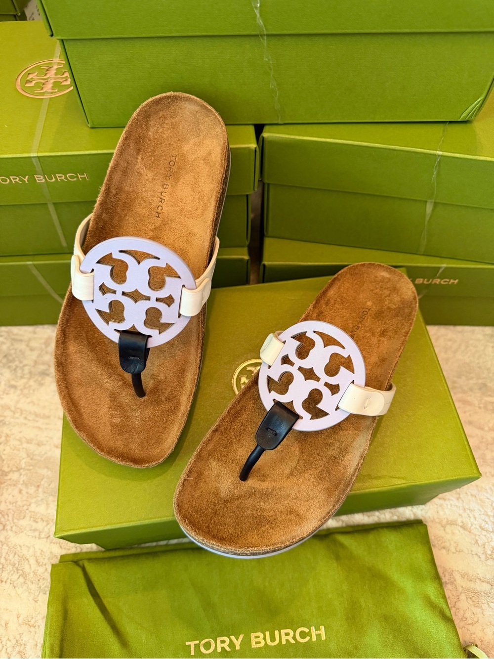 Tory Burch Miller Cloud Sandals - Picture 5 of 8
